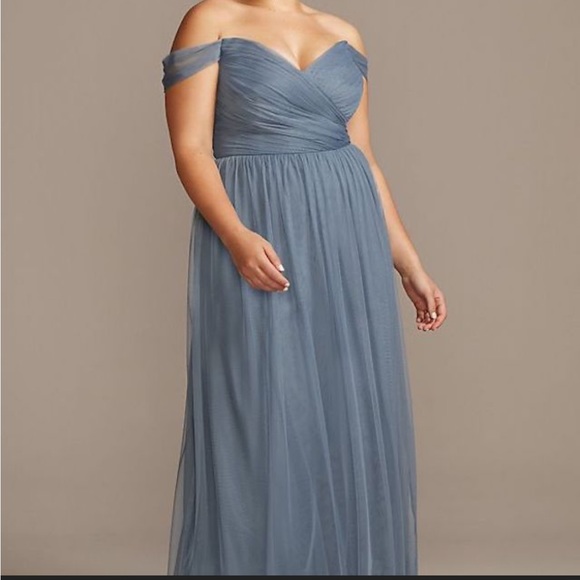 DAVIDS BRIDAL BRIDESMAID DRESS - Picture 2 of 8